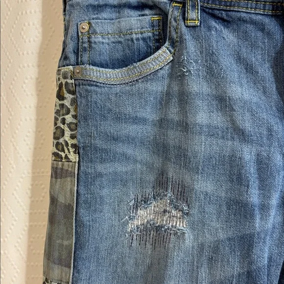 ANTHROPOLOGIE Pilcro SLIM Boyfriend Crop Jeans size 28 - Picture 6 of 12